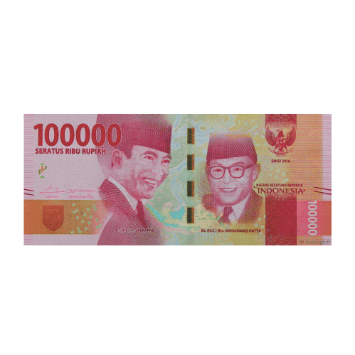 Pecahan - 100.000 - Money Cake