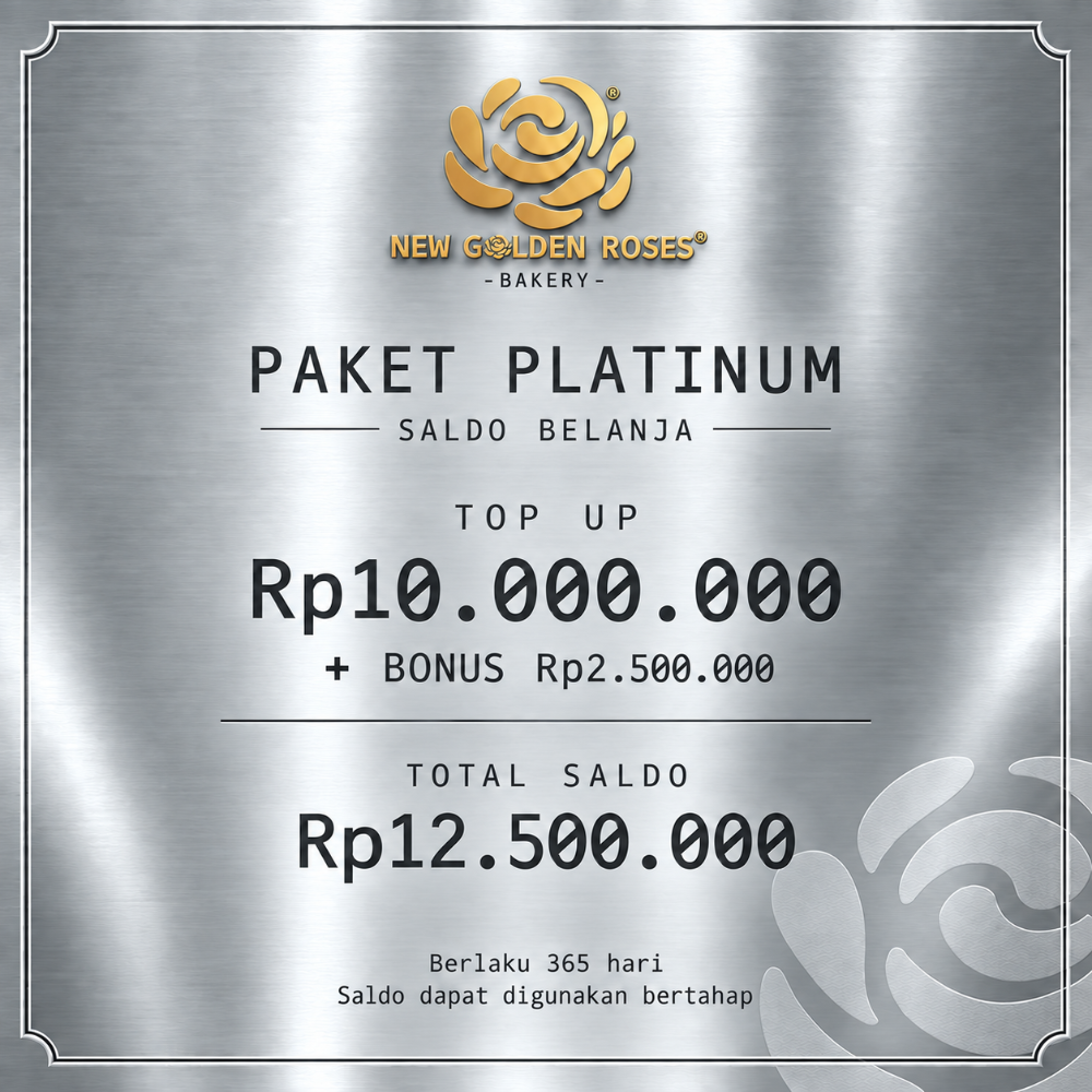 Paket Saldo Belanja New Golden Roses
