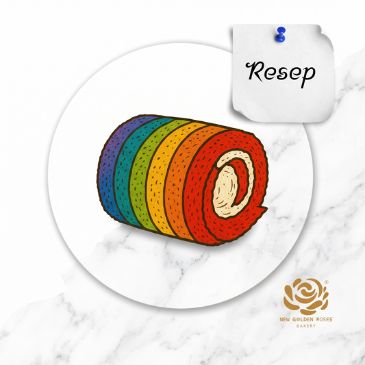 Recipe | Bolu Gulung Mini | Rainbow